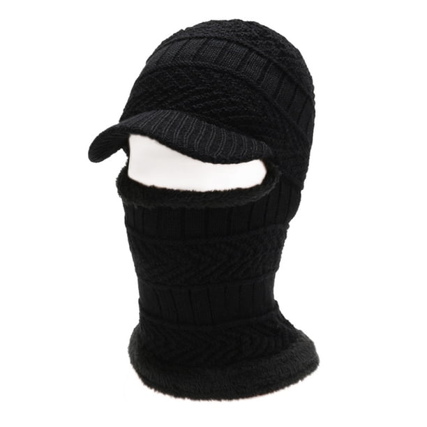 Gorro de punto para invierno, pasamontañas, cálido, para ciclismo, esquí, talla universal, resistente al viento, para clima frío.