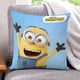 thumbnail image 1 of Minions Fundas de almohada de terciopelo con tema, regalos de funda de almohada, decoración para el hogar, cojín de lanzar, regalo de cumpleaños para fans y parejas. 40cm x 40cm., 1 of 6