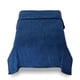 thumbnail image 4 of Frazada 2 Plaza Con Textura De Flores Color Azul Oscuro, 4 of 4