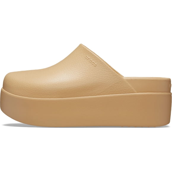 Zapatos Crocs Dylan, modelo Mule, plataforma, para mujer, talla 7 de ancho