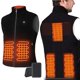 thumbnail image 4 of CICIEKAE Chaleco Calefactable para Hombre Mujeres unisex Abrigo Eléctrico con Banco de Energía Chaqueta USB Al Aire Libre Pesca Caza Chaleco Senderismo, 4 of 10