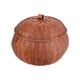 thumbnail image 1 of Caja De Almacenamiento Redonda De Ratán, Cesta De Calabaza Tejida A Mano Para Pastelerías, Hogar, Familia XK, 1 of 5