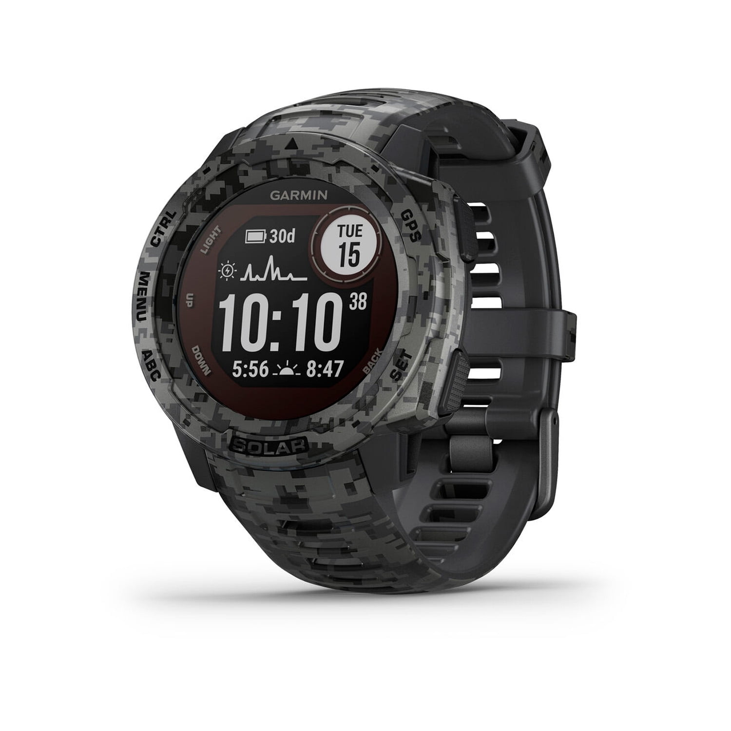 Smartwatch Garmin Instinct Solar Camo Edition Grafito Gps
