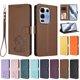 thumbnail image 3 of Funda Volteable tipo Billetera con Correa para Infinix Note 50X 5G, Marrón, 3 of 6
