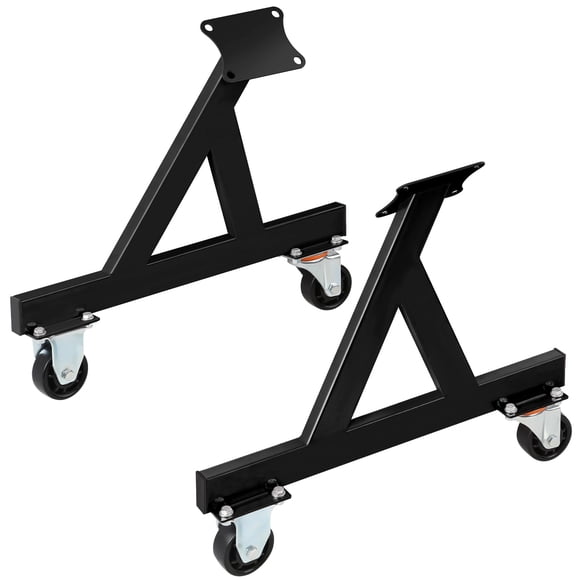 Soporte para motor JY PERFORMANCE LSx V8 negro con ruedas