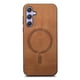thumbnail image 2 of Magnetic Slim Case for Samsung Galaxy A34 with Camera Guard & Anti-Scratch Back Brown, 2 of 6