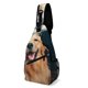 thumbnail image 1 of Golden Retriever Riñonera Bandolera con Estampado Integral para Hombres y Mujeres, Bolso Cruzado Gráfico de Tendencia, Mochila de Hombro Streetwear para Ciclismo y Deportes, Riñonera Versátil Casual, 1 of 6