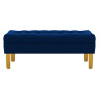 Bodevir - Banqueta Wood 2C Felpa 01 Azul Marino