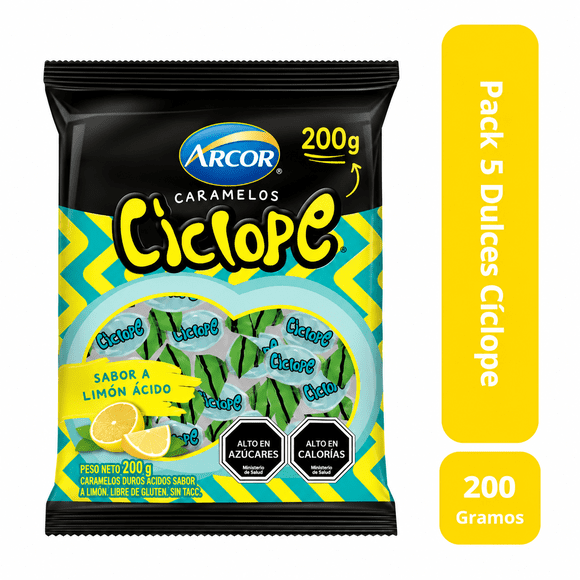 Pack 5 Caramelo Ciclope Hallowen