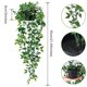 thumbnail image 2 of Plantas colgantes artificiales Whonline para decoración interior y exterior, 2 of 7