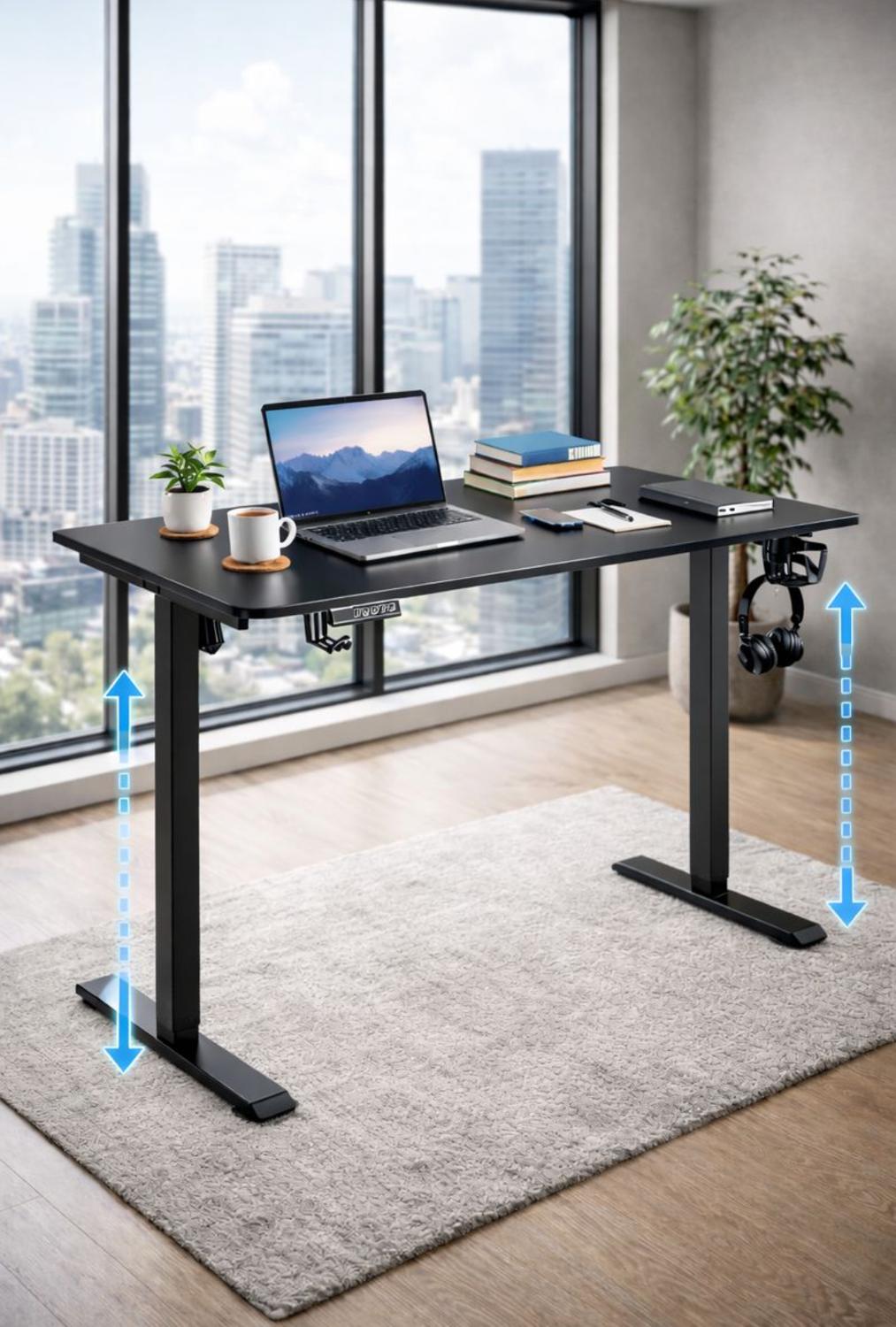 Cosas Casa - Escritorio Electrico Bavaro Negro