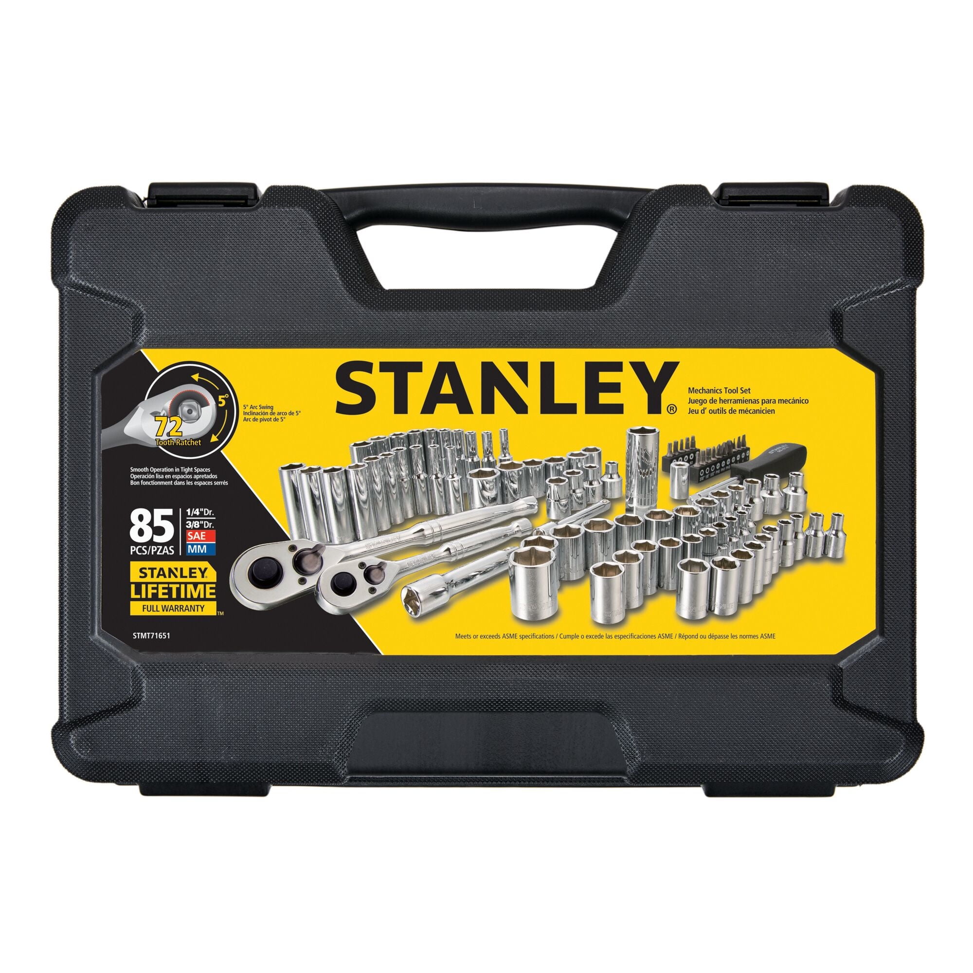 Stanley - Set Mecanicas 85 Piezas