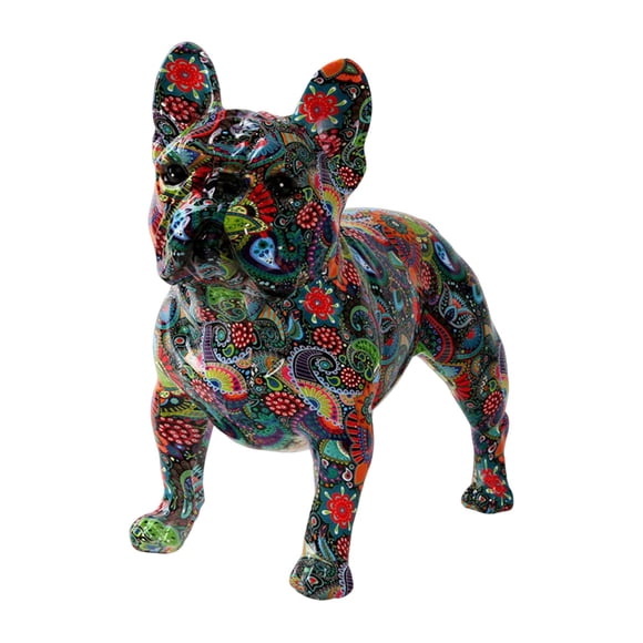 Estatua De Bulldog Francés, Figuritas Y Estatuas De Bulldog Para Decoración Del Hogar, Estilo Adorno D