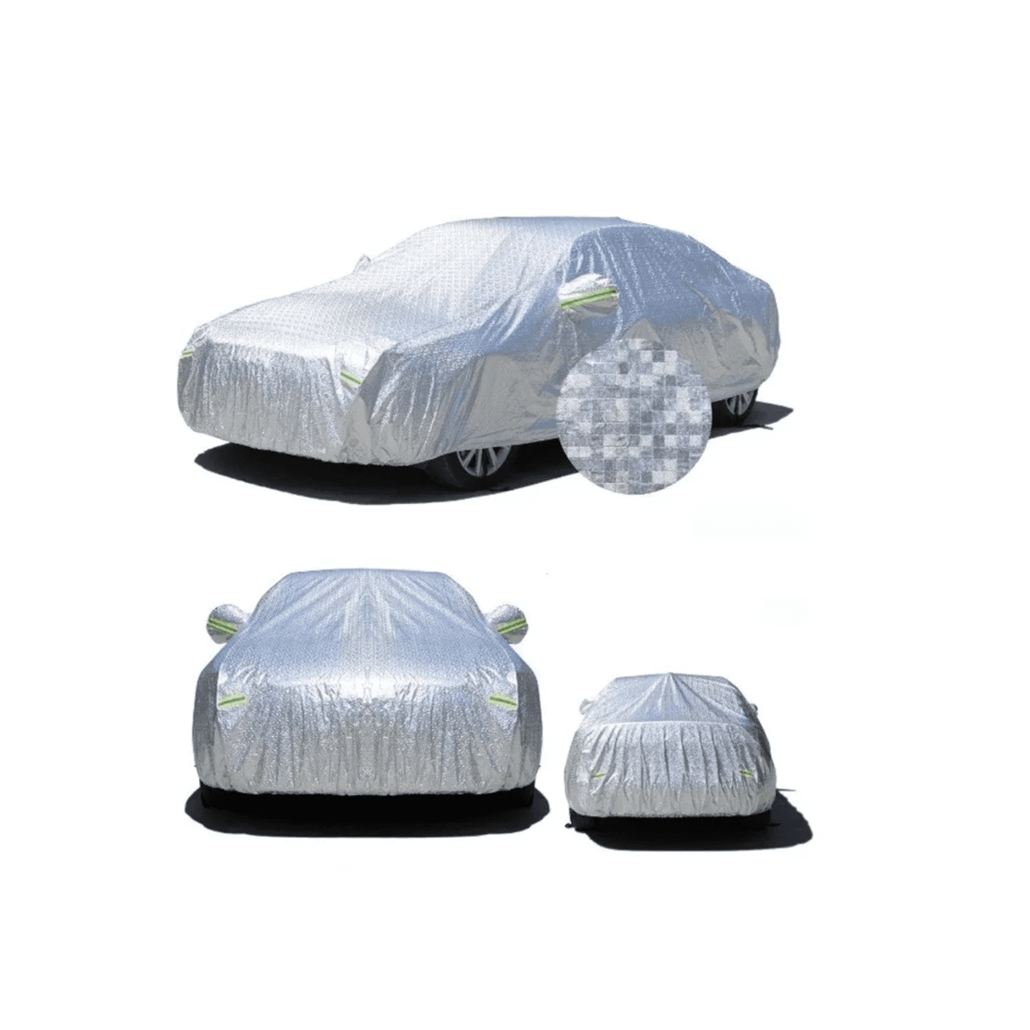 Importclick - Funda Carpa Cubre Automóvil Impermeable Uv Vinilo + Algodón