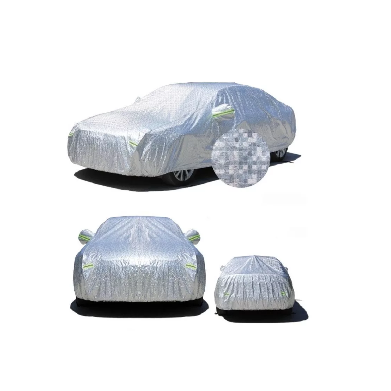 Importclick - Funda Carpa Cubre Automóvil Impermeable Uv Vinilo + Algodón