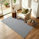 thumbnail image 3 of Alfombra Brontsevika 152 cm x 91 cm Gris Lavable y Antideslizante, 3 of 8