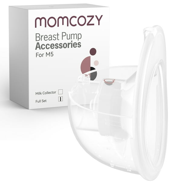Momcozy Accesorios de Repuesto para Extractor de Leche M5, Copa de Coleccionista de Juego Completo, 1 Juego