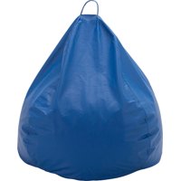 Máxima Design - Pouf Pera Azul Eco Cuero 100X120X120 Cm