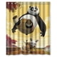 thumbnail image 1 of Cortina de ducha con diseño de panda de dibujos animados, juego de cortina de baño con ganchos, tamaño 48 x 72 pulgadas, 1 of 3
