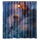 thumbnail image 1 of Cortina de ducha de sirena con ganchos, tamaño 66 x 72 pulgadas, 1 of 3