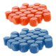 thumbnail image 2 of 50 Piezas De Dados En Blanco Opacos D6 Para Juegos De Fiesta D&D RPG Naranja + Azul, 2 of 3