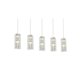 thumbnail image 3 of Lámpara colgante LED Elegant Lighting Aston 102 cm – Cromo, 3 of 9