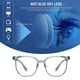 thumbnail image 5 of Gafas cuadradas de luz azul para hombres y mujeres, gafas para computadora con bloqueo UV, gafas con lentes transparentes, 5 of 5
