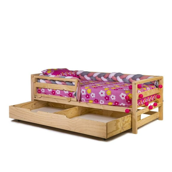 Cama infantil de madera, Base Cama bh cajonera - 1 plaza