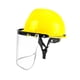 thumbnail image 2 of Casco Para Motosierra Con Protector Facial Resistente Para Cortar Césped, Podar árboles Y Jardín, Sombrero Amarillo Con Visera Transparente, 2 of 3