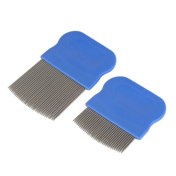 Comb Ezy Dose Kids para piojos y huevos de acero inoxidable, paquete de 2