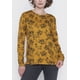 thumbnail image 3 of Sweater Mujer Camant Print Mostaza Corona, 3 of 5