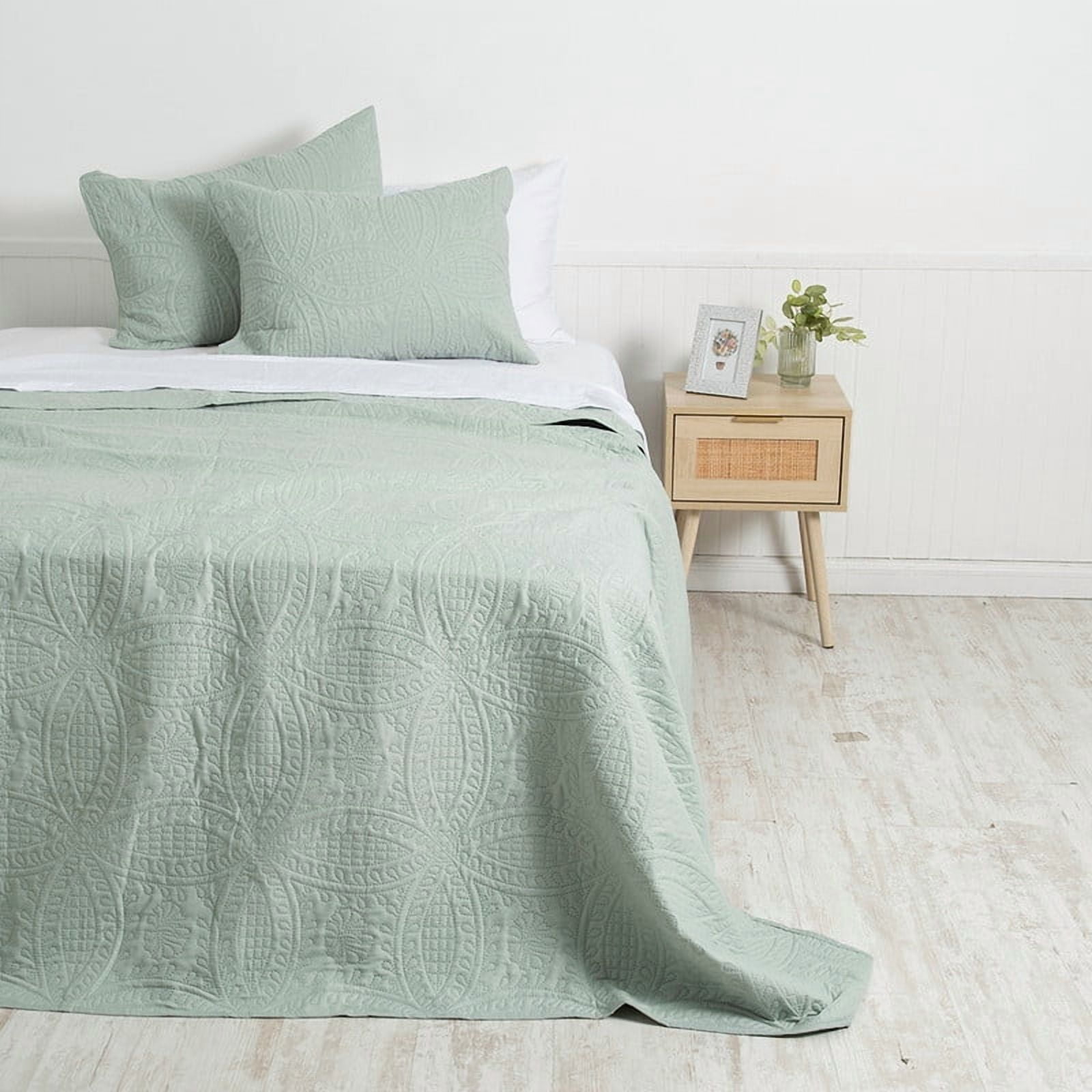 Mashini - Quilt Mf King Portugal Verde