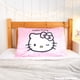 thumbnail image 5 of Funda de almohada Hello Kitty de satén 48 x 66 cm, fresca, con cierre de cremallera, 5 of 6