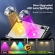 thumbnail image 4 of Luces solares para cercas TECKNET, paquete de 12, RGB y blanco cálido, IP66, 4 of 8