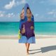 thumbnail image 5 of The Wiggles Manta Capa Con Capucha Anti bolitas Manta De Lana Ártica Suave Manta Portátil De Felpa Ligera Y Lujosa Poncho Para Siesta En Casa Y Oficina 100*130cm, 5 of 6