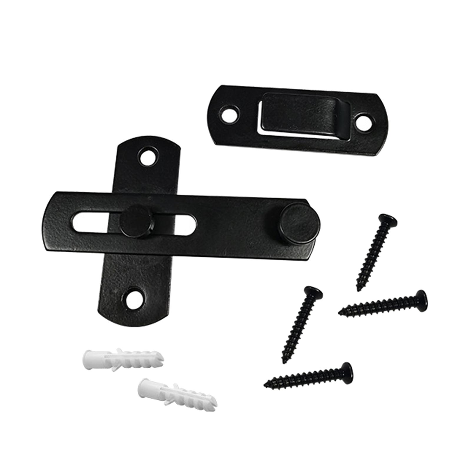 Magideal - Pestillo De Puerta De Granero, Perno De Hebilla De Material Acero Al Carbono, Pestillo De Puerta Corredera, Pestillo De Pestillo, Pestillos De Puerta Para