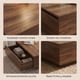 thumbnail image 5 of Mesa De Centro Para Living Minimalista Con Cajones Oculto Marrón, 5 of 8