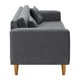 thumbnail image 3 of Sofa New Retro 3c Felpa 04 Gris, 3 of 6