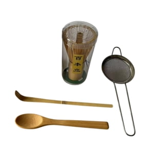Bothyi - Juego De Té Matcha Hecho A Mano, Kit De Ceremonia Del Té Matcha Para La Mesa, Sala De Té, Oficina, 4 Piezas
