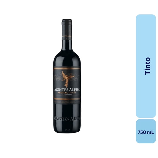 Vino Tinto Botella 750 mL Montes Alpha