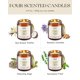 thumbnail image 4 of Juego de velas aromáticas Candle AOOVOO, 4 piezas, velas de soja de 1,06 litros, 4 of 7