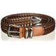 thumbnail image 1 of Equipaje de cuero genuino trenzado Belt Perry Ellis Portfolio, 1 of 6