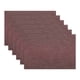 thumbnail image 1 of REGALWOVEN 6 Paquete de Manteles Individuales de Plástico para Decoración de Mesa de Comedor de Cocina Lavables Resistentes al Calor Manteles Individuales Limpiables Marrón 17.7x11.8 pulgadas, 1 of 6