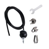 Ioensy - Fitness Diy Polea Cable Máquina Sistema Bíceps Fuerza Entrenamiento Deportes Ajustable 3M