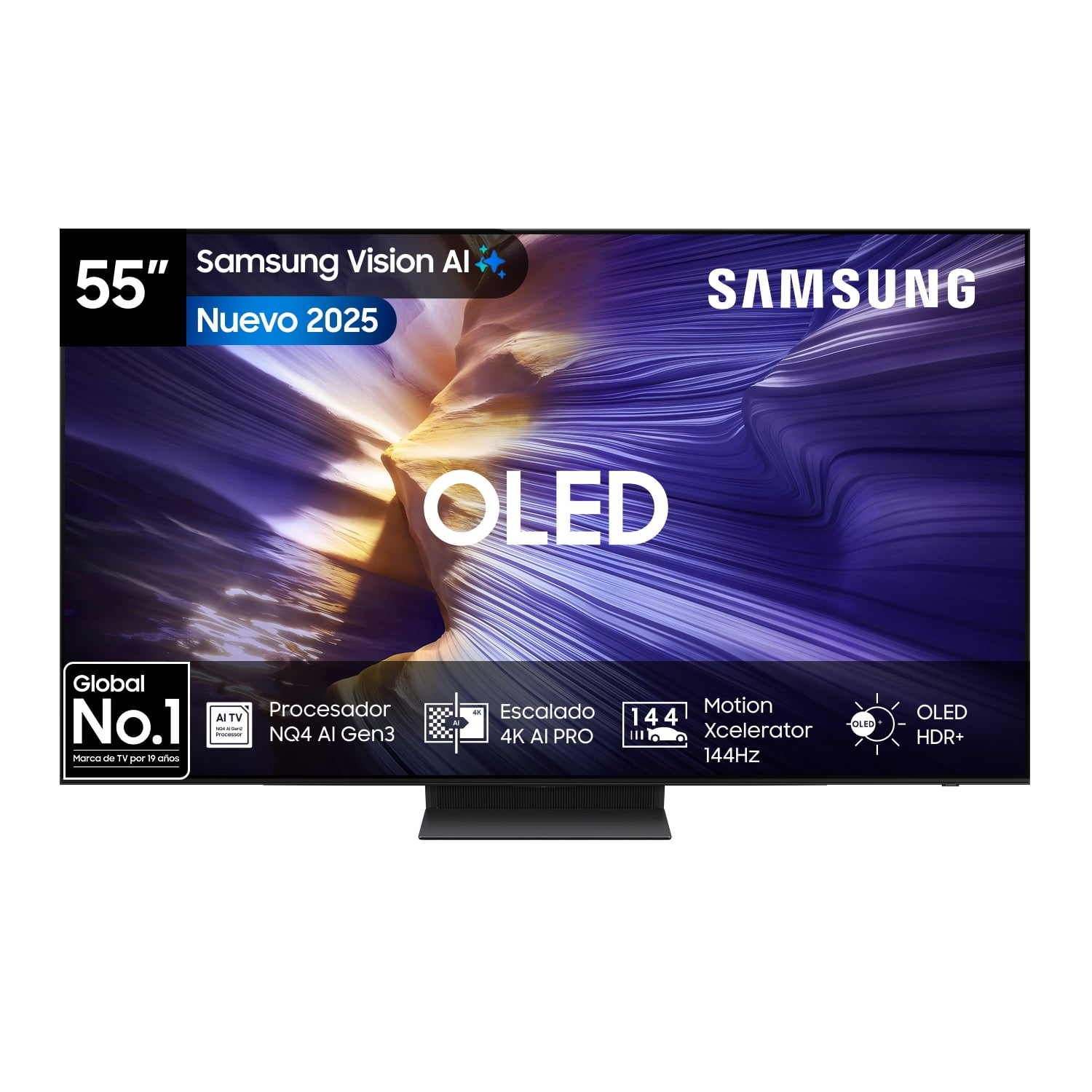 Samsung - 55" Oled S90f 4k Vision Ai Smart Tv (2025)