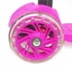 thumbnail image 5 of Scooter Monopatin 3 Ruedas Luces Barra Ajustable 86cm Rosa Bex, 5 of 7
