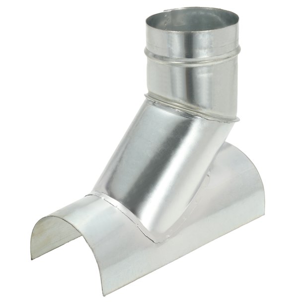Conector de Conducto, Toma de Silla de Montar 45 Grados 4" Conducto a 4" Salida Extensión de Rama de Conducto Divisor