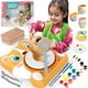 thumbnail image 1 of Kit de ruedas de cerámica Fedonak para niños, mini bricolaje, con arcilla y herramientas, de 4 a 12 años, 1 of 3
