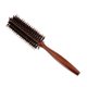 thumbnail image 1 of mango de madera peine redondo cerda natural peluquería cepillo para el pelo dientes rectos, 1 of 5