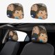 thumbnail image 1 of Efectos Secundarios Comunes Funda Protectora Universal para Reposacabezas de Coche, Funda Elástica para Reposacabezas de Asiento de Auto, Funda de Tela Antipolvo, Accesorios de Interior 2 Piezas, 1 of 6